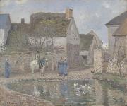 Camille Pissarro The Pond at Ennery oil on canvas